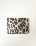 Ganni Bou Card Holder, Leopard