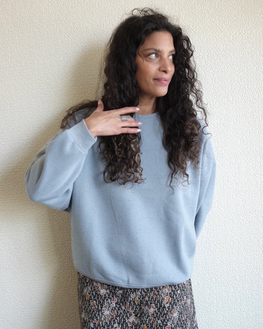Chebbi Sweatshirt, Blue Stone