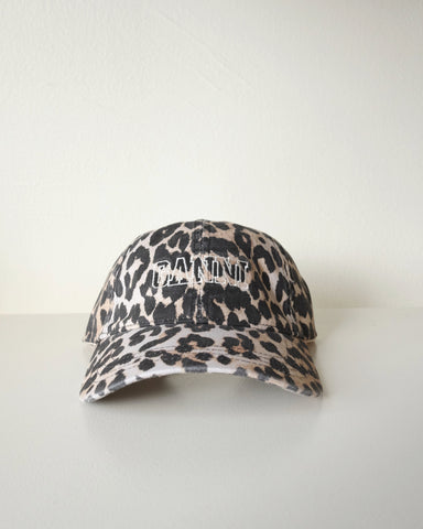 Ganni Cap, Leopard