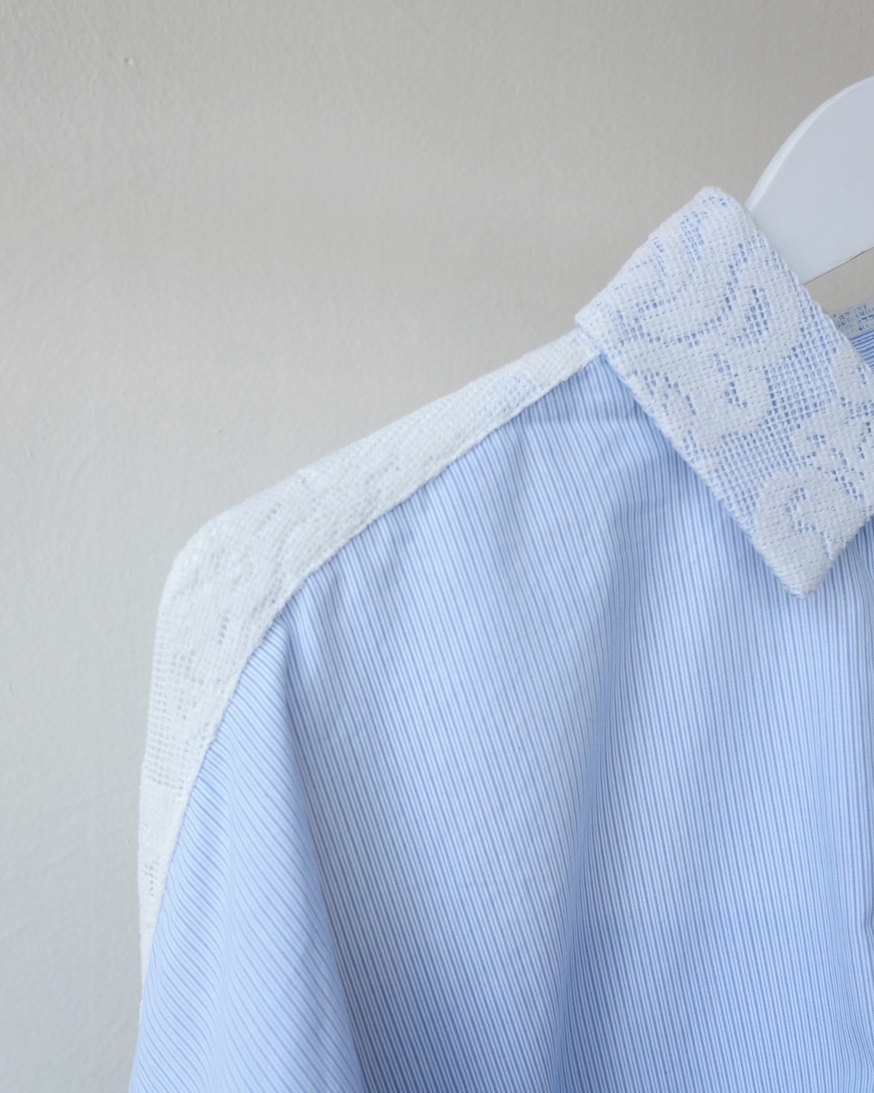 Robbie Shirt, Stripe with Lace