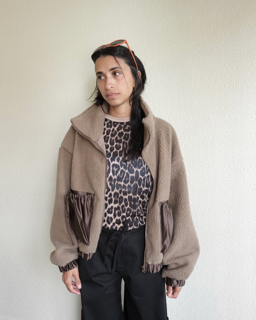 Marvin Jacket, Taupe Fleece