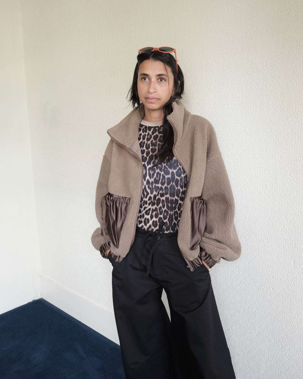 Marvin Jacket, Taupe Fleece