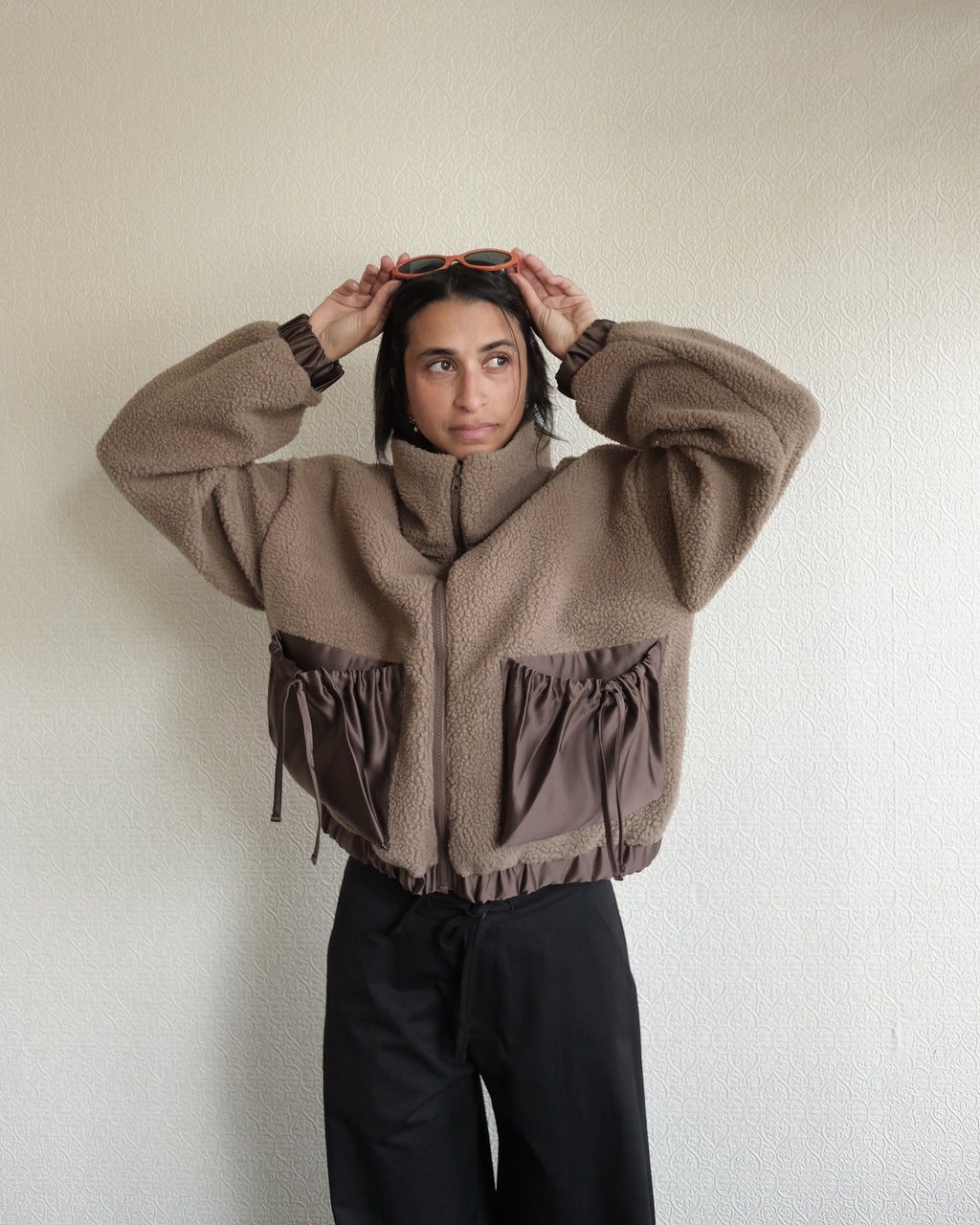 Marvin Jacket, Taupe Fleece