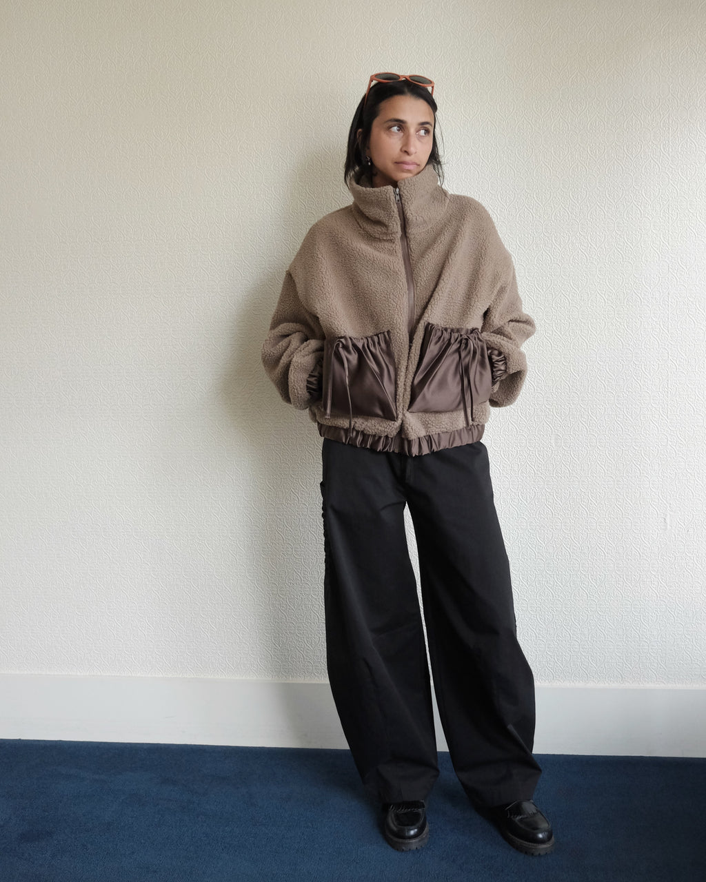 Marvin Jacket, Taupe Fleece