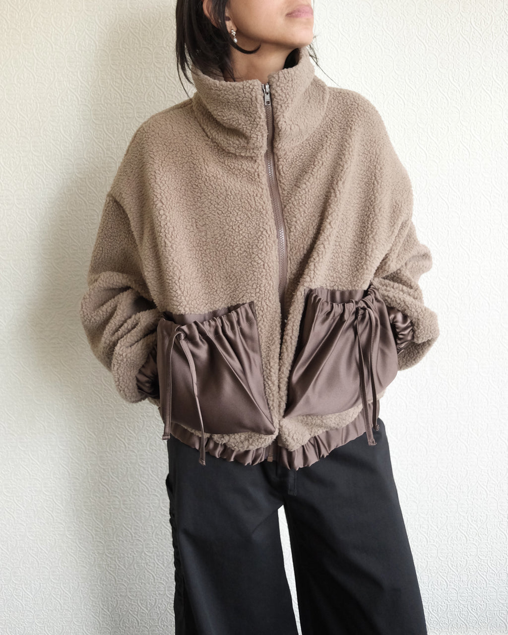 Marvin Jacket, Taupe Fleece