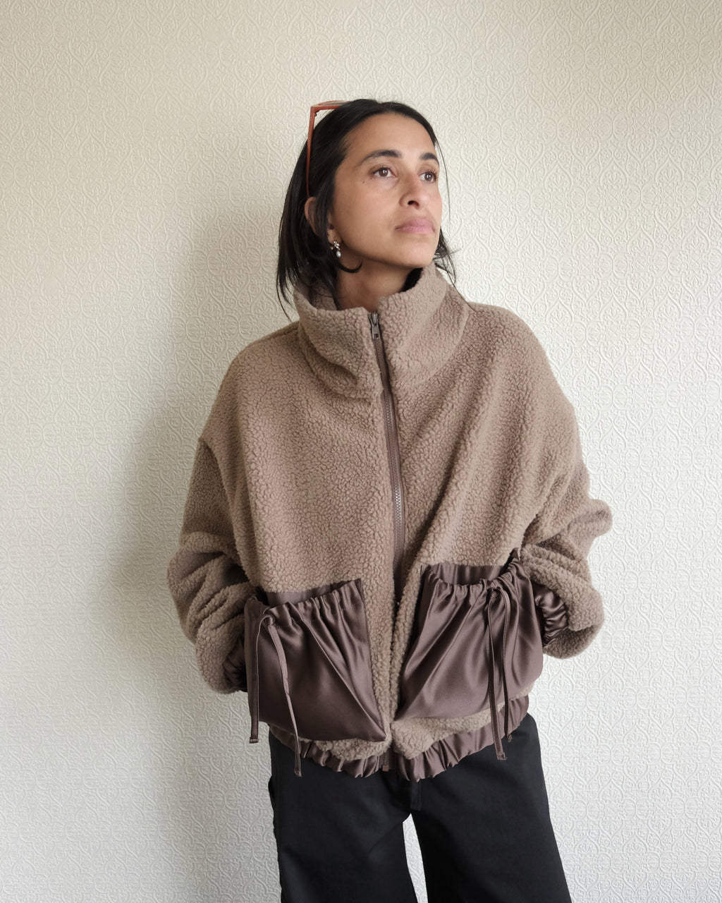 Marvin Jacket, Taupe Fleece