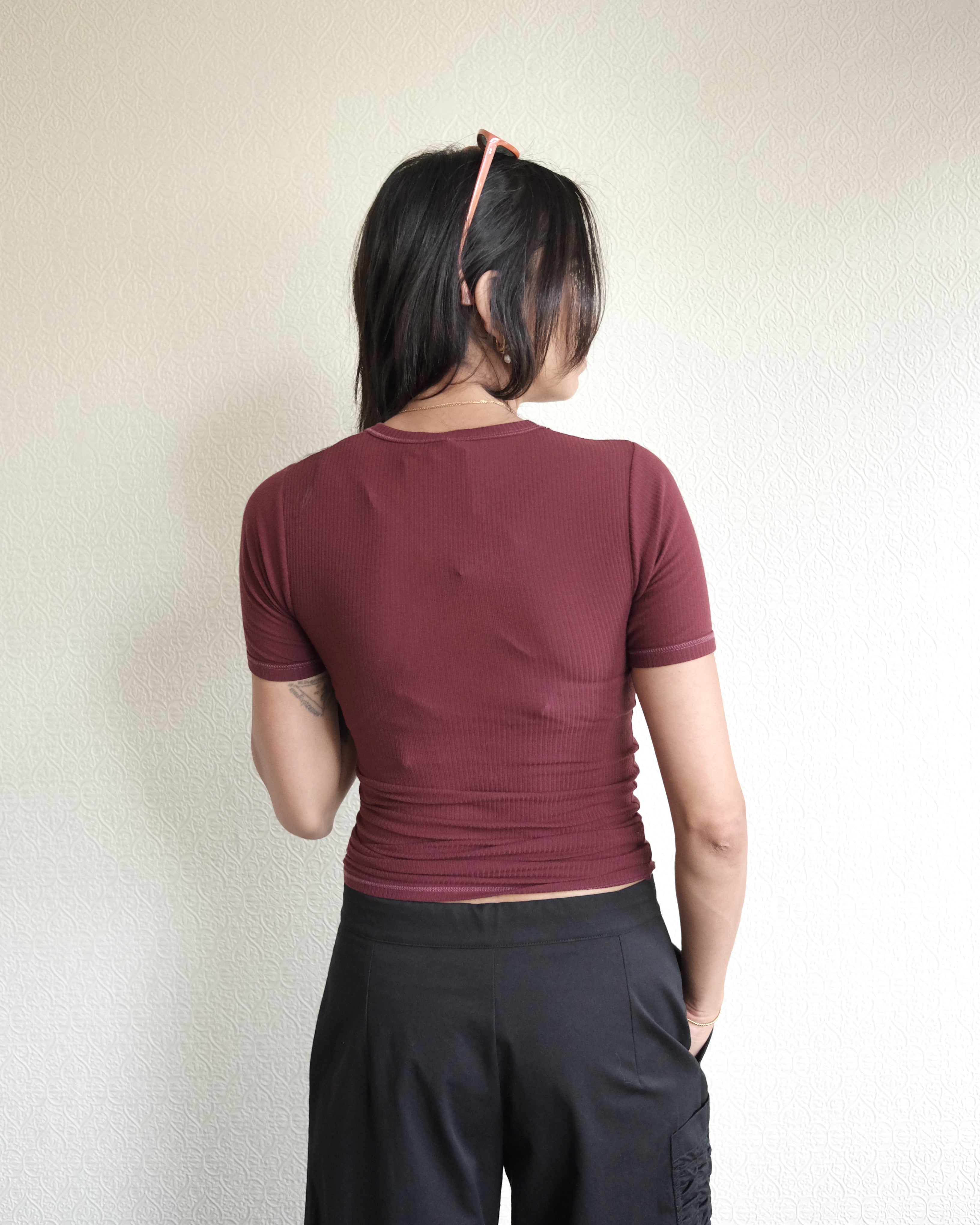 Heart Tee, Nara Red