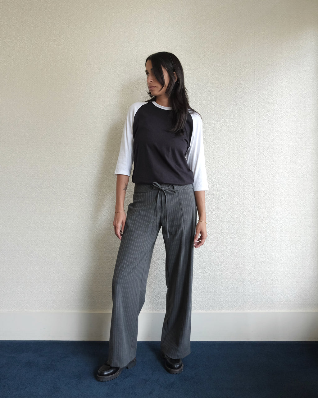 Odin Pant, Ash Pinstripe