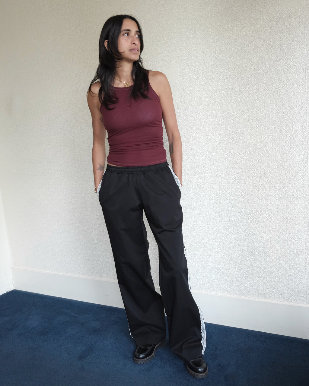 Sofina Pant, Black Twill