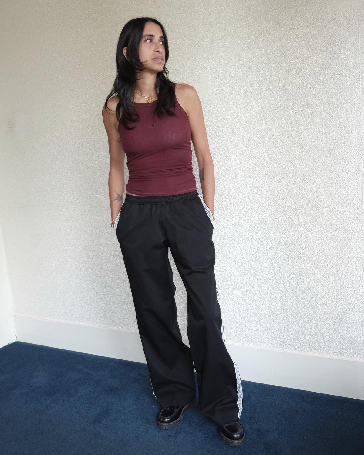 Sofina Pant, Black Twill
