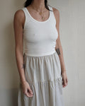 Sporty Tank, Washed White