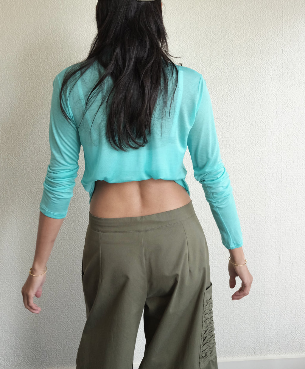 Long Sleeve Turtleneck, Tomen Green