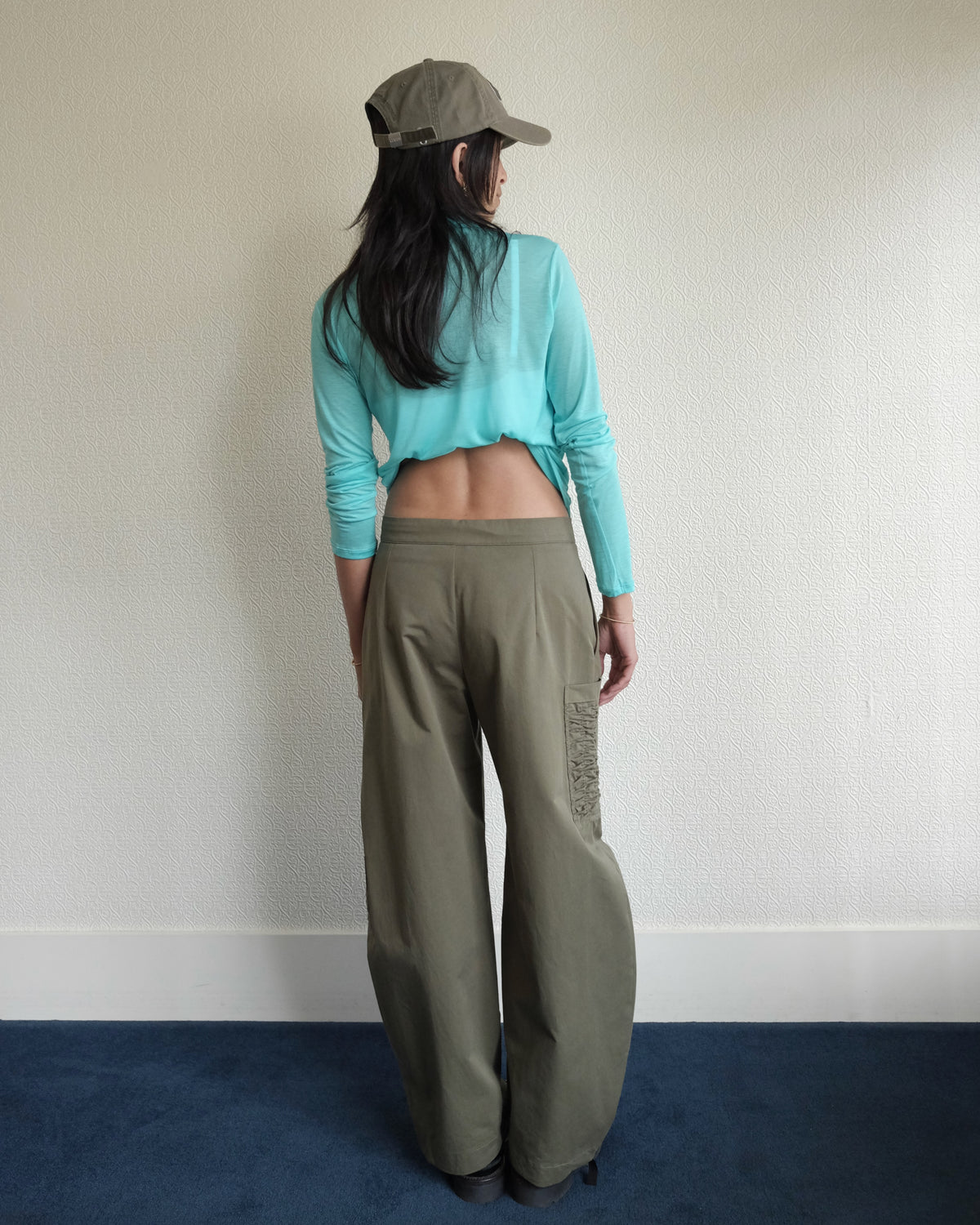 Long Sleeve Turtleneck, Tomen Green