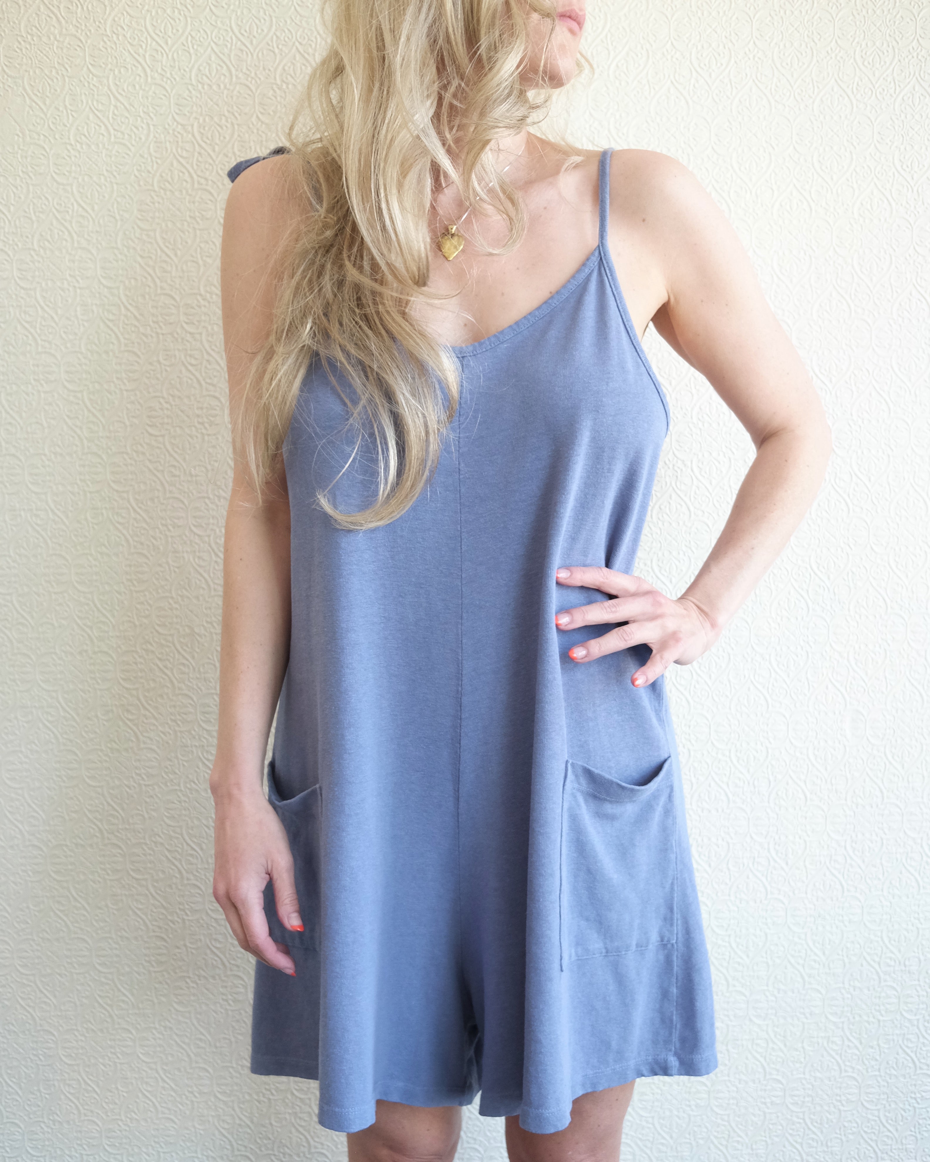 Sespe Romper, Lavender Violet