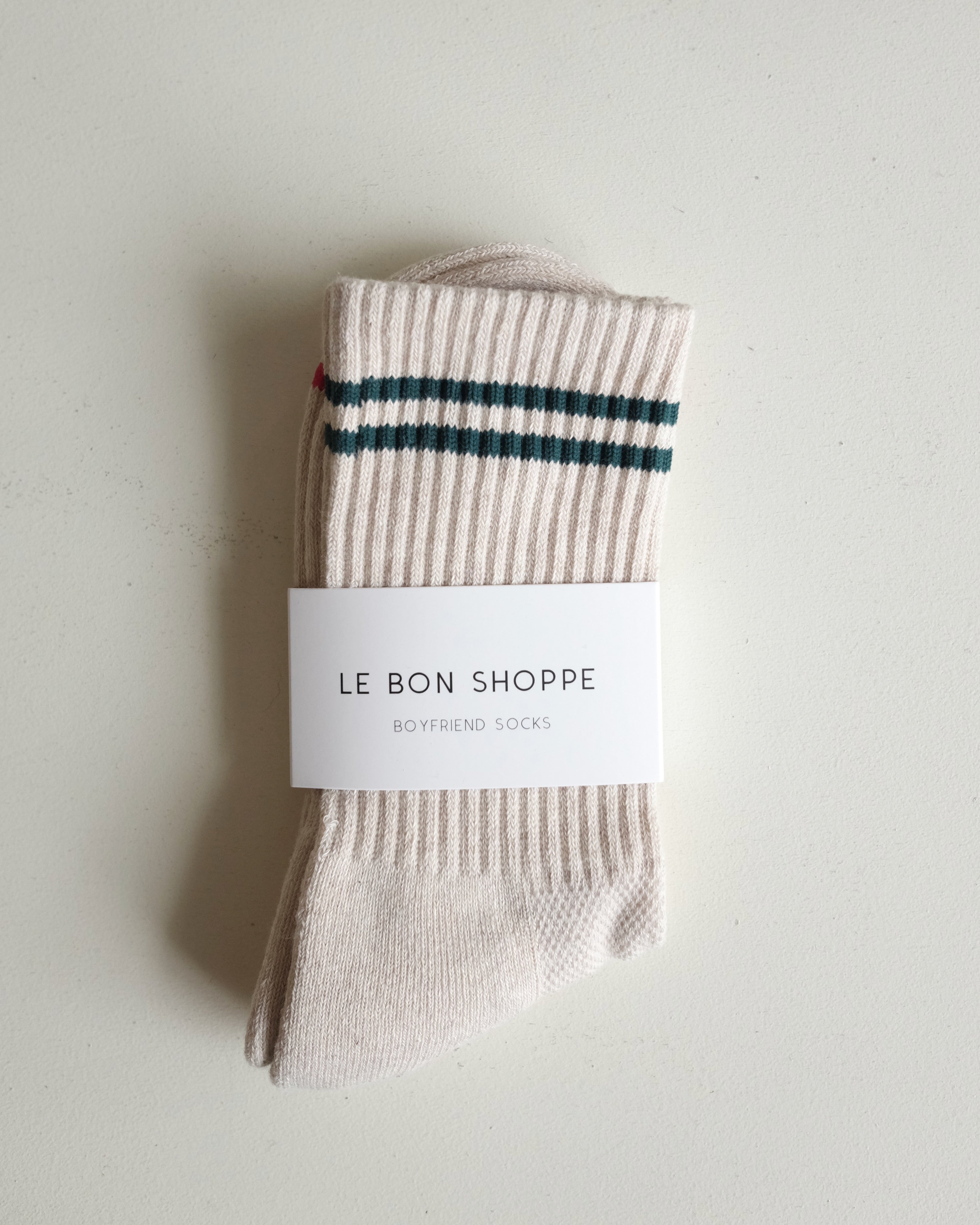 Boyfriend Socks, Oatmeal