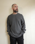 Vista Waffle Long Sleeve, Black