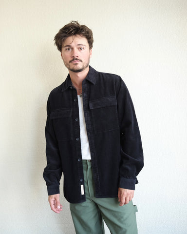 Utility Shirt, Navy Cord