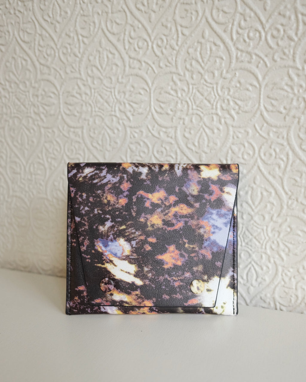 Wallet, Black Floral