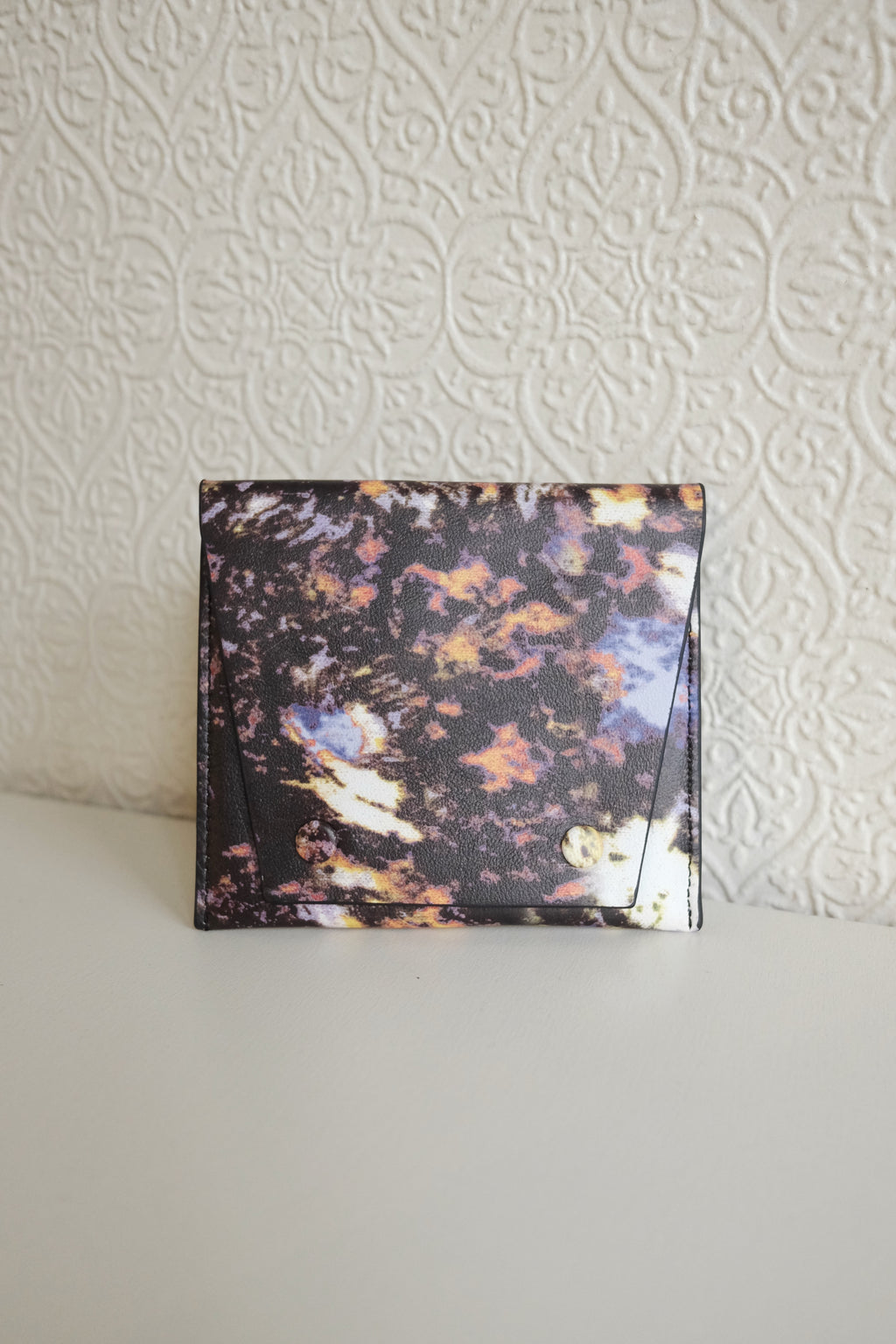 Wallet, Black Floral