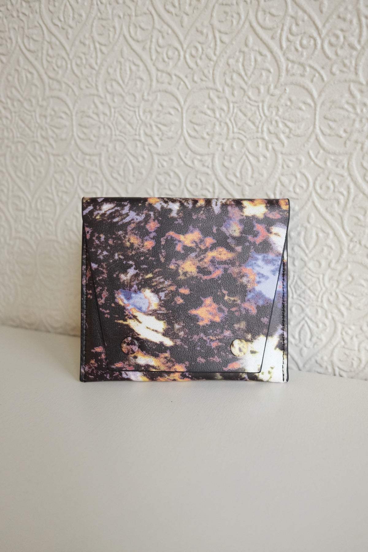 Wallet, Black Floral
