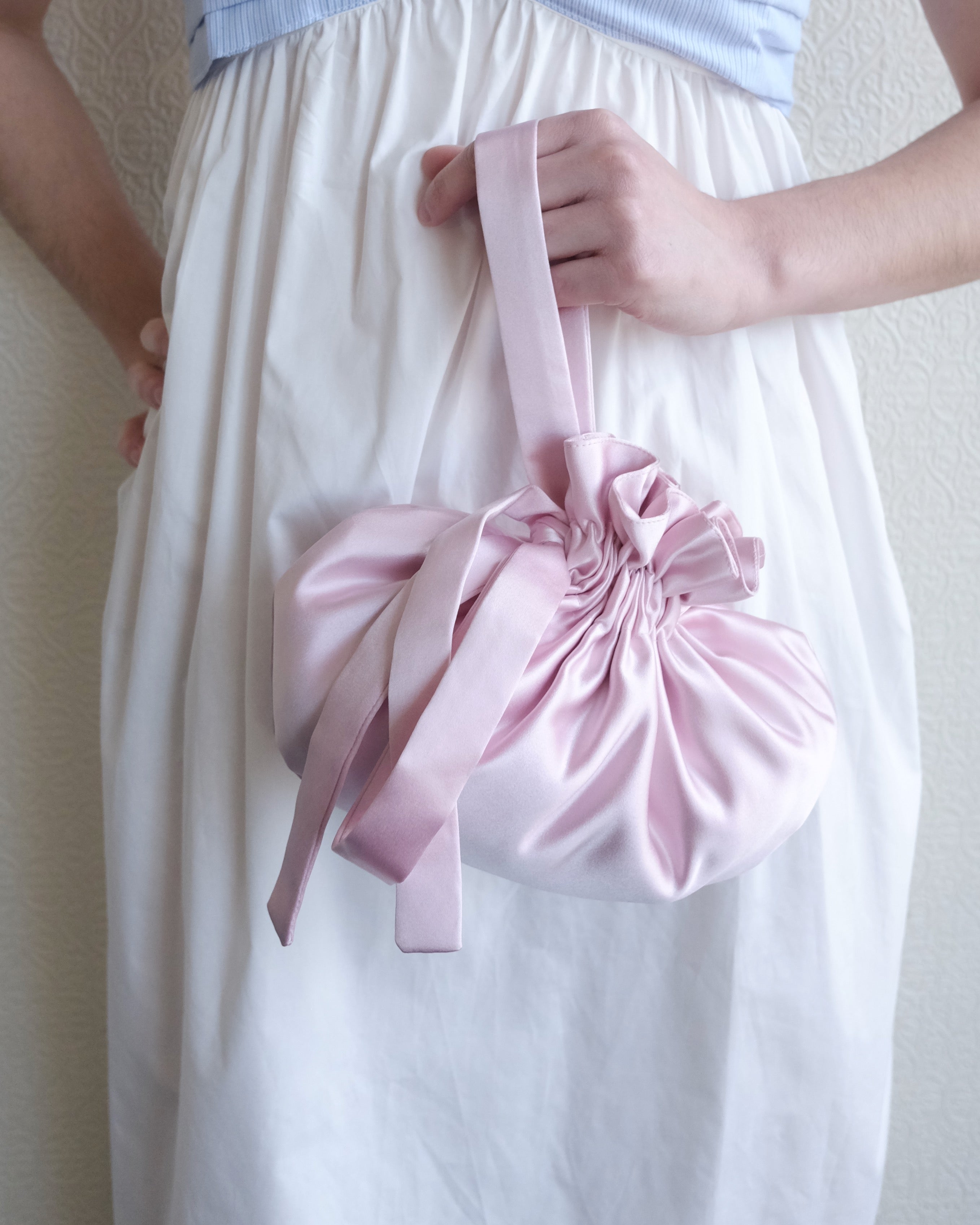 Dumpling Bag, Powder Pink
