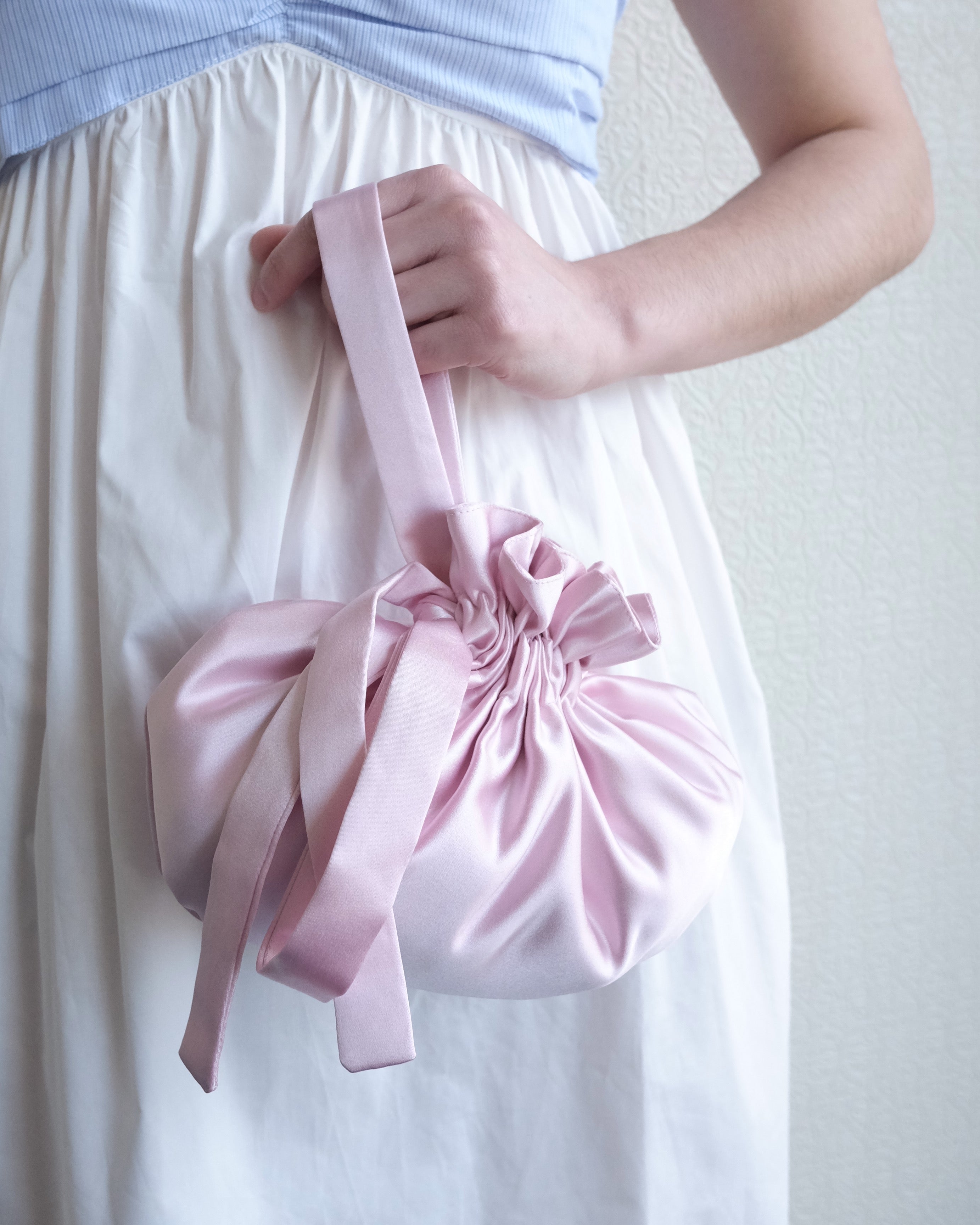 Dumpling Bag, Powder Pink