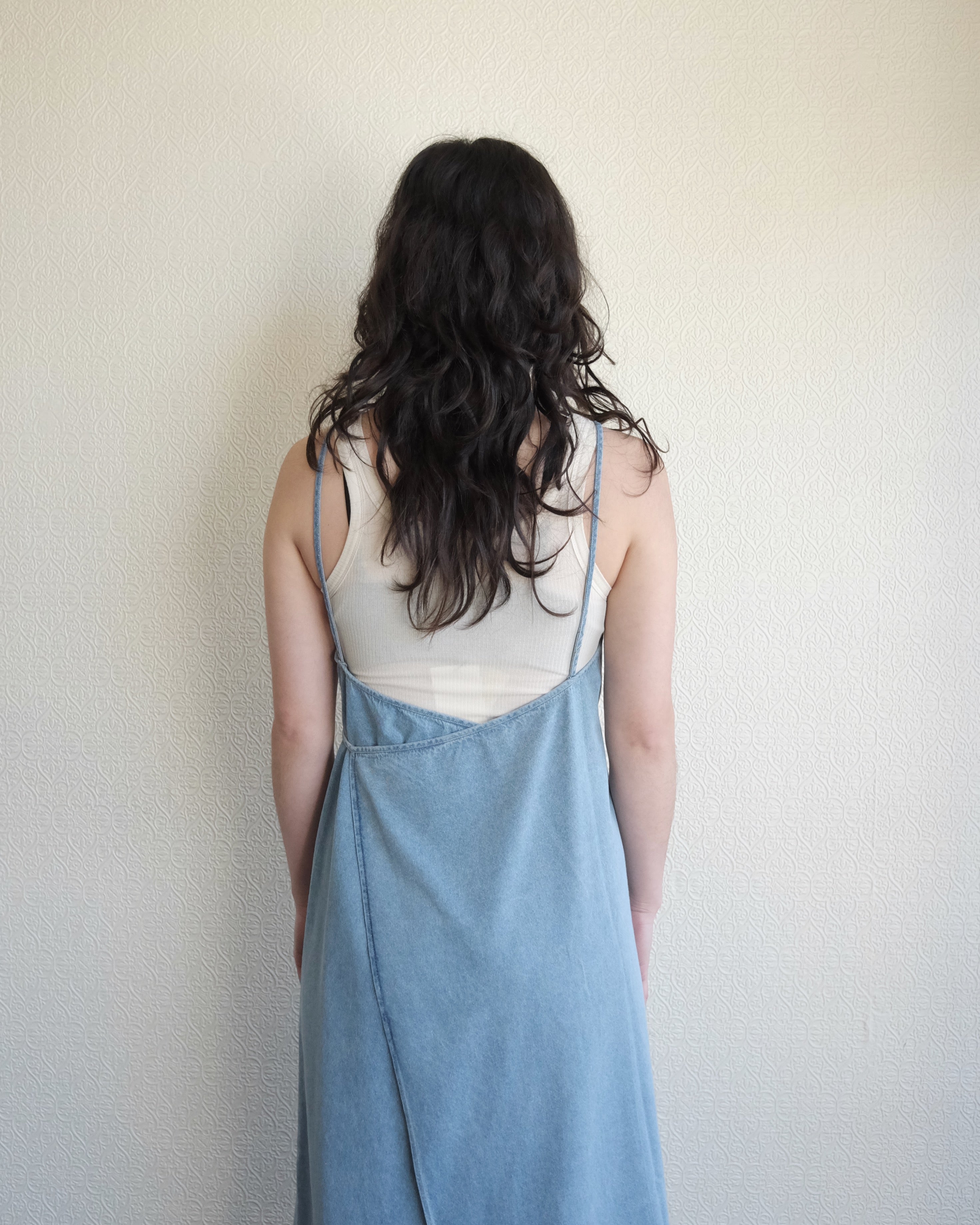 Yumi Apron Dress, Blue Wash