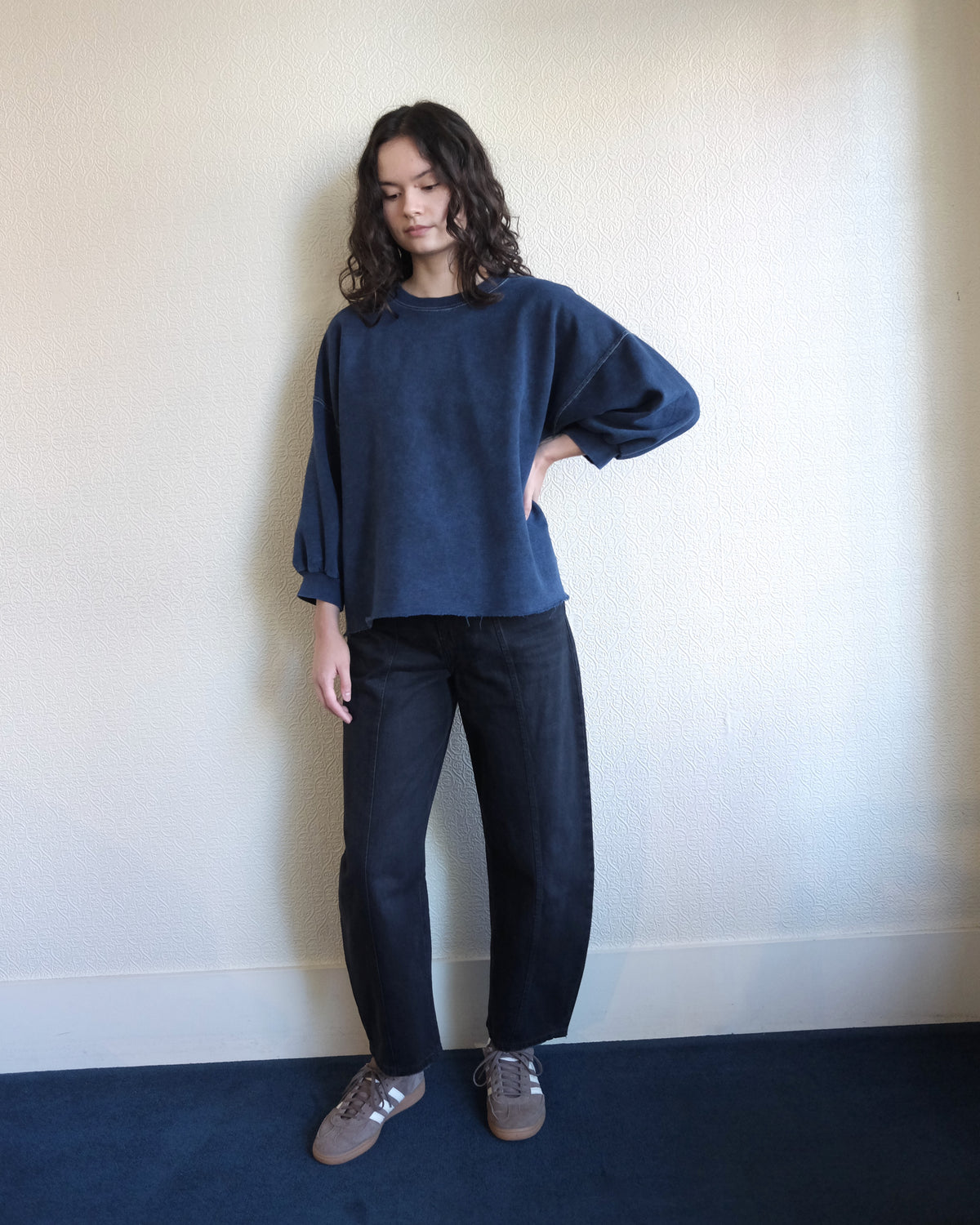 Lido Ankle Jean, Hurricane Black
