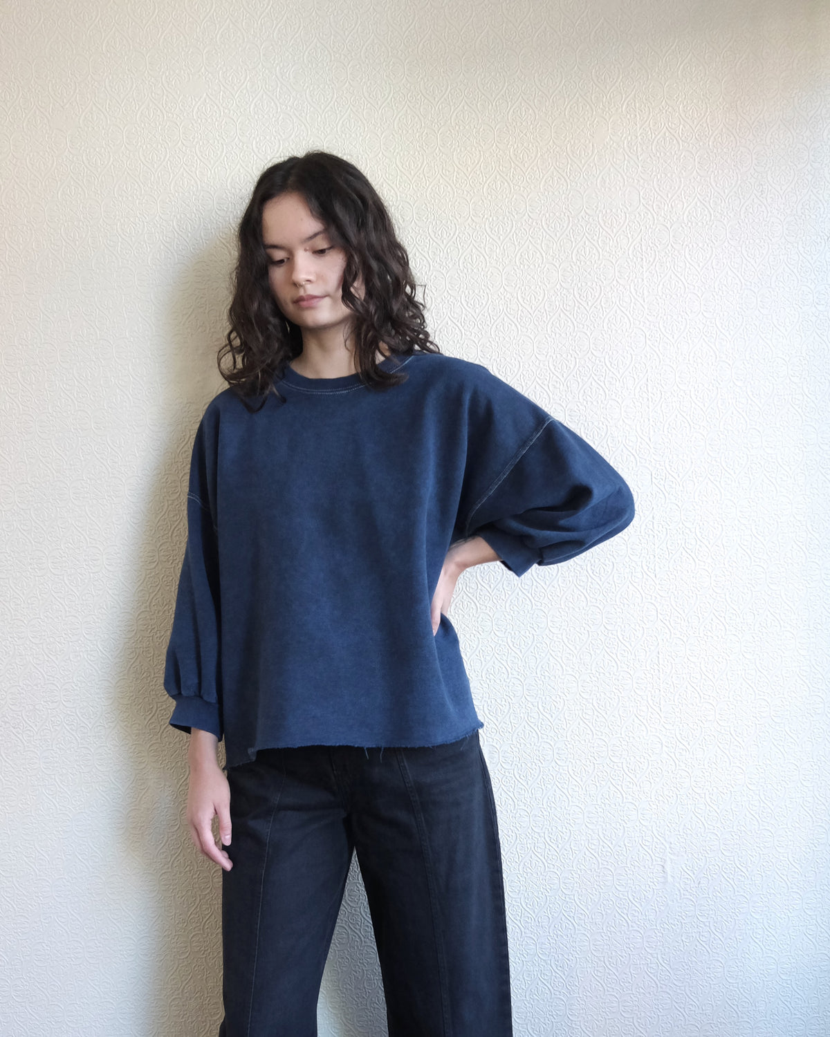 Fond Sweatshirt, Indigo