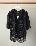 Romeo Top, Black Lace