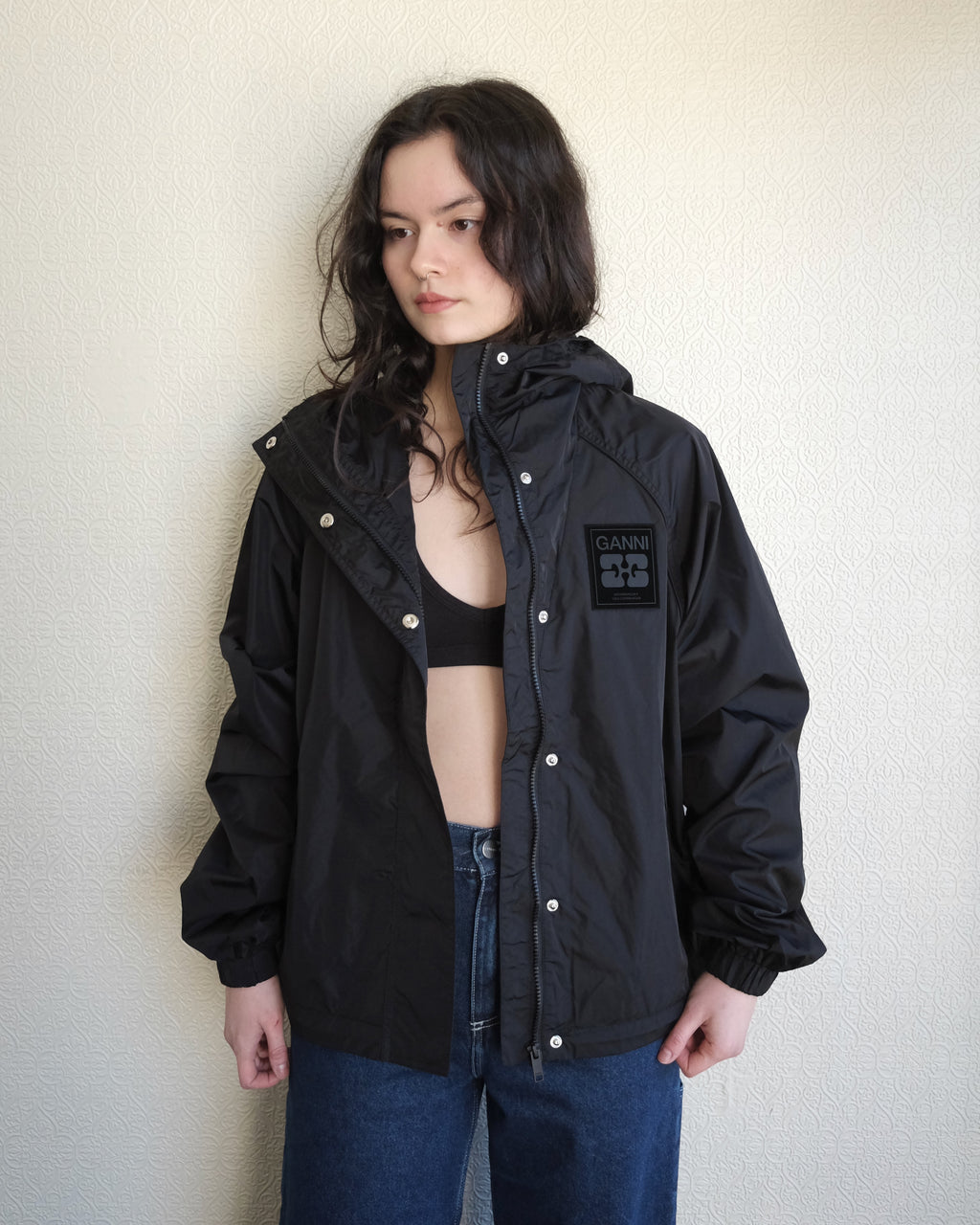 Flyweight Nylon Jacket, Solid Black