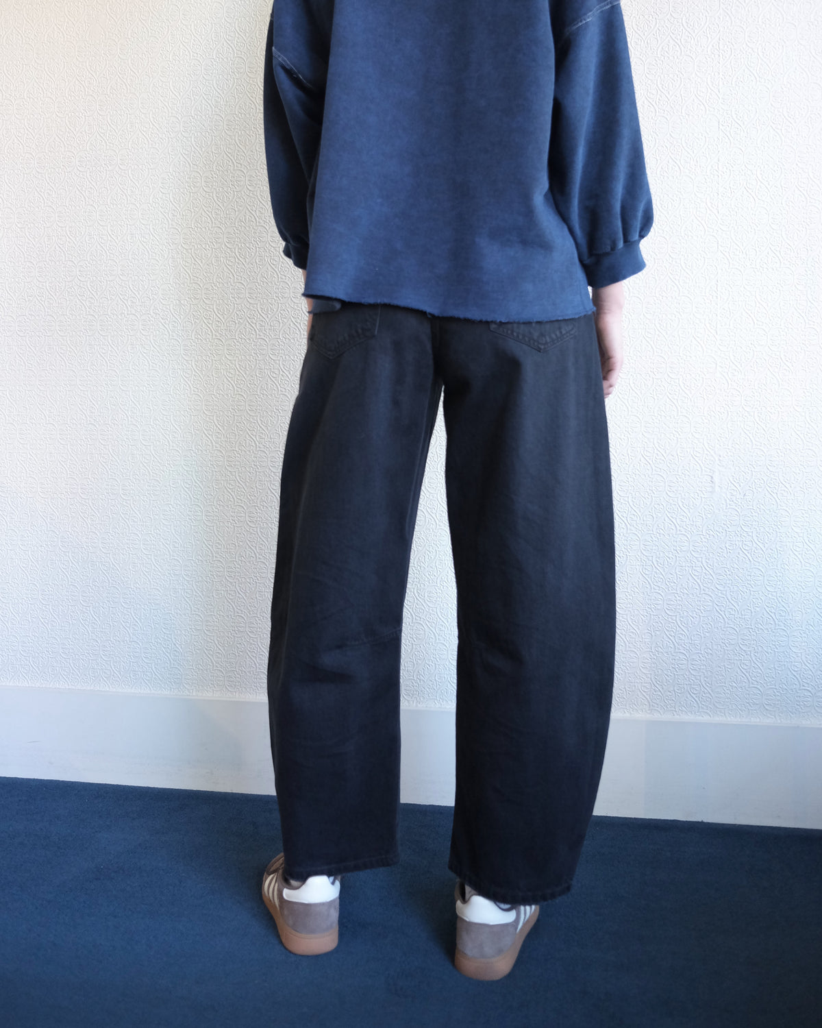 Lido Ankle Jean, Hurricane Black