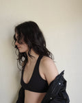 Racer Bra, Black