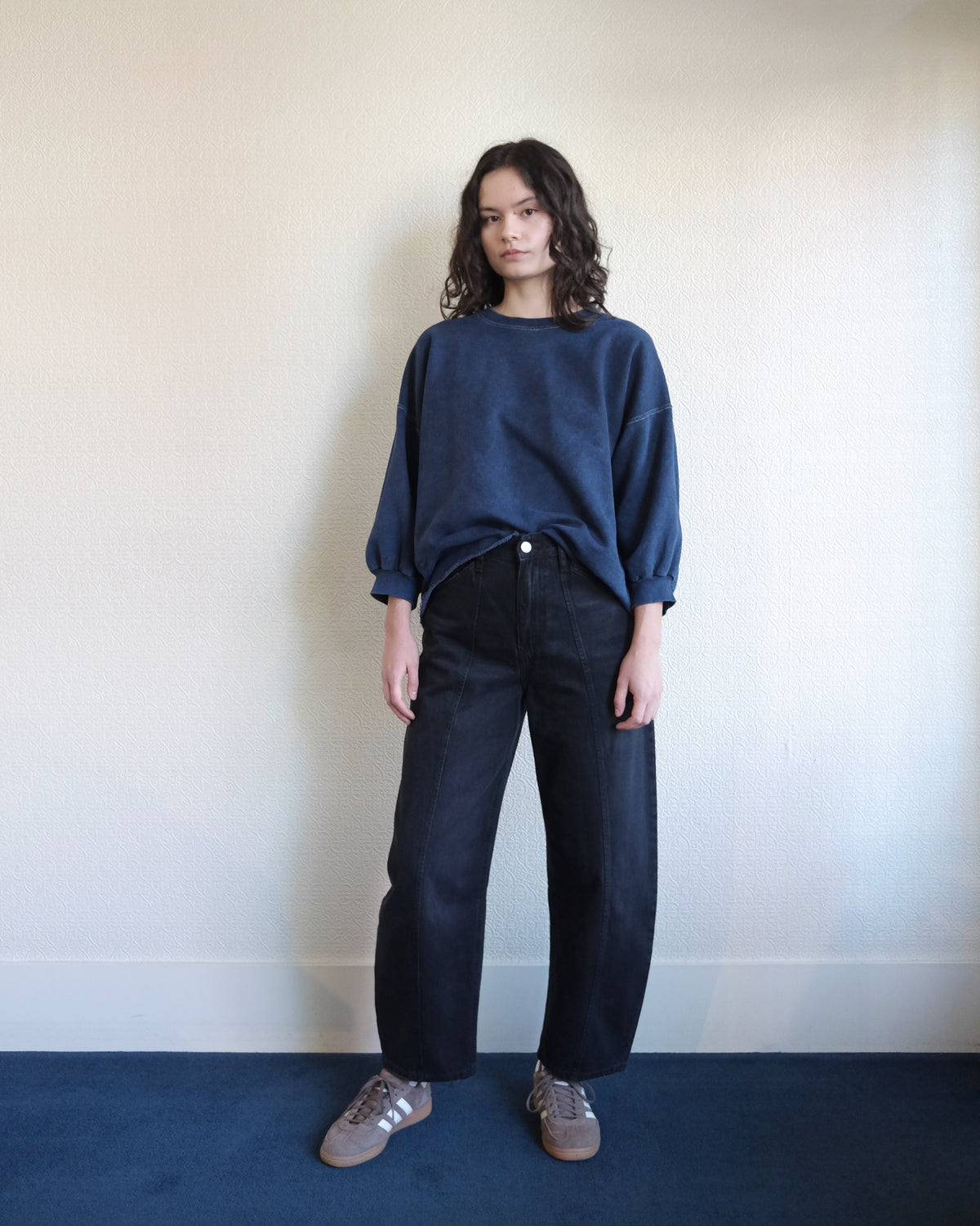 Lido Ankle Jean, Hurricane Black