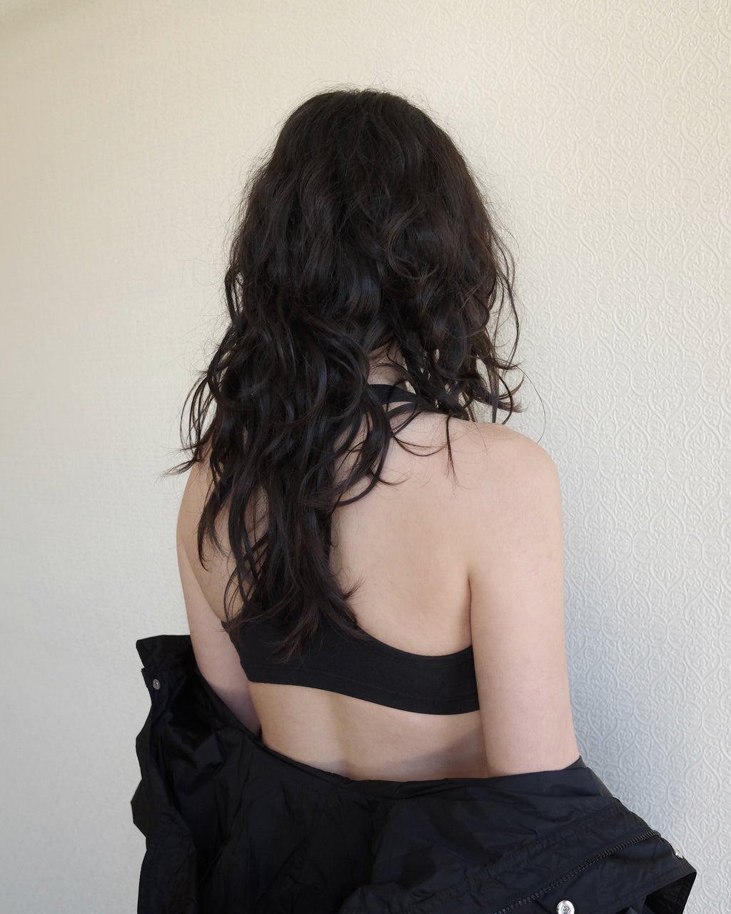 Racer Bra, Black