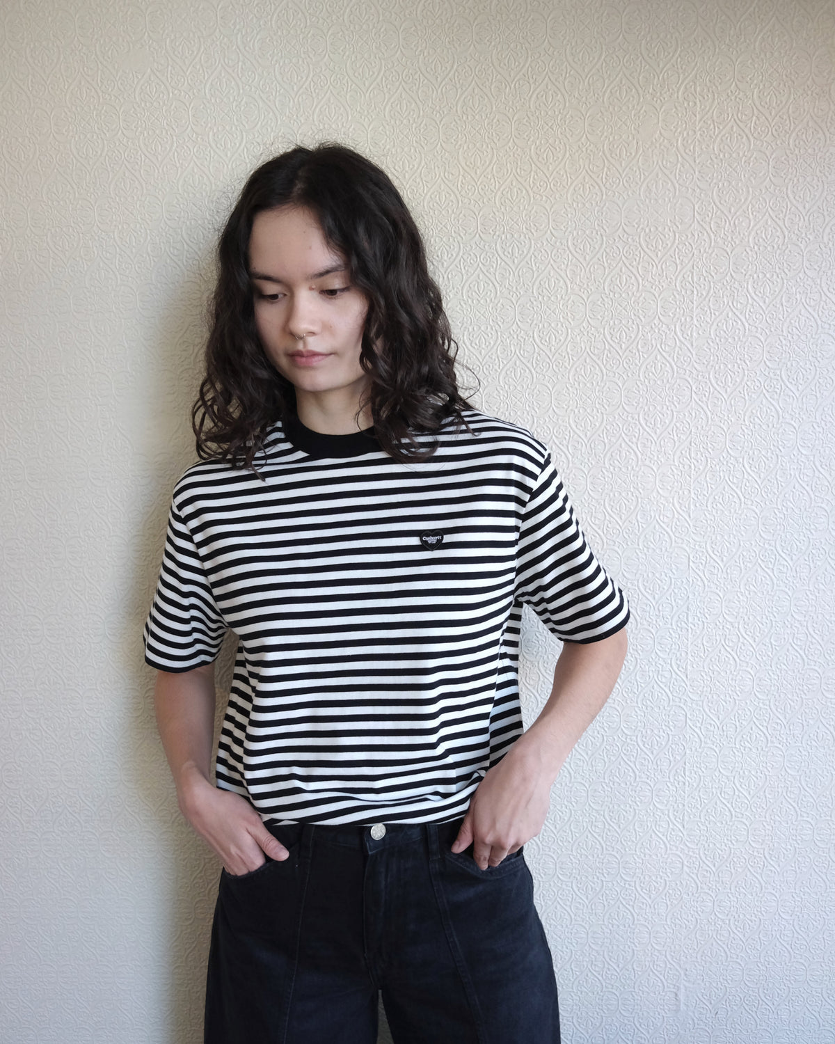 Essy Tee, Black Stripes
