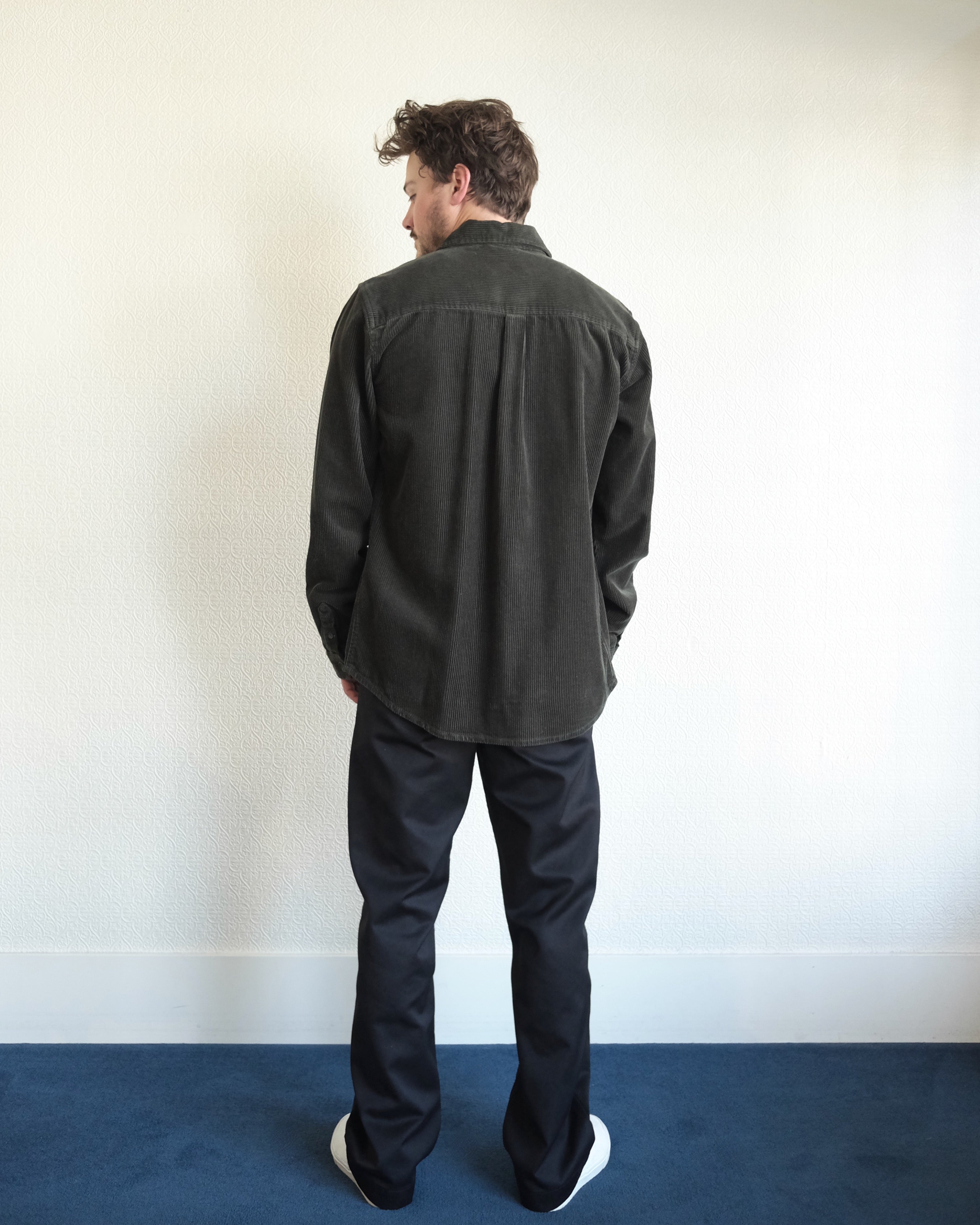 Utility Cord Shirt, Army Green