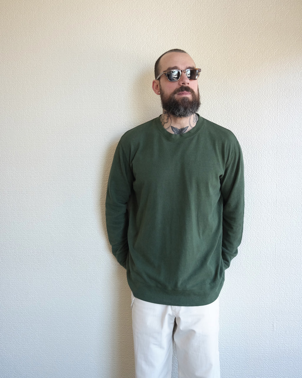 California Pullover, Hunter Green