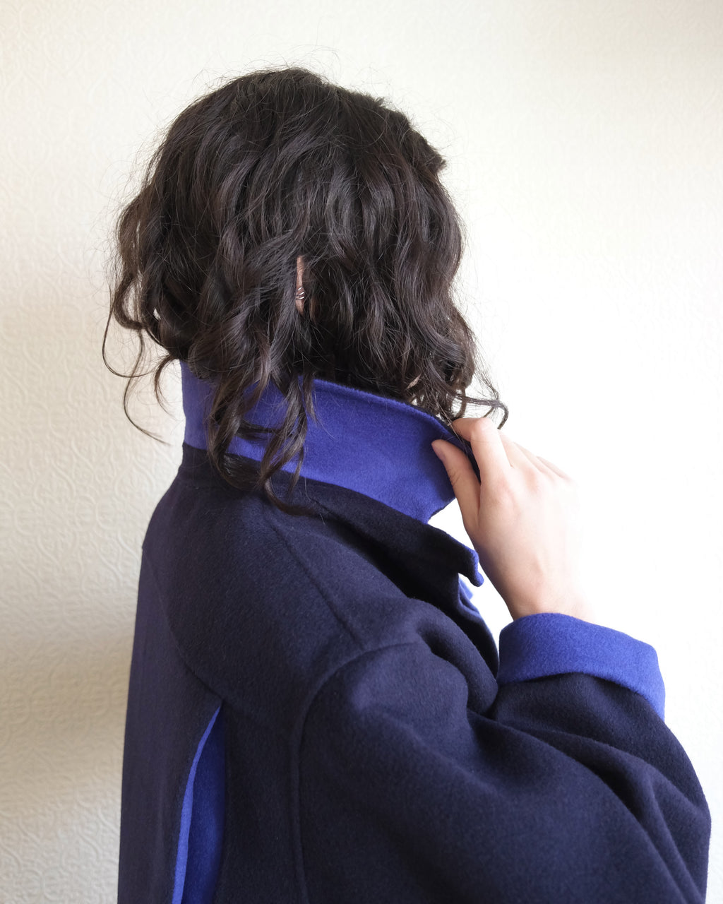 Site Jacket, Navy Wool