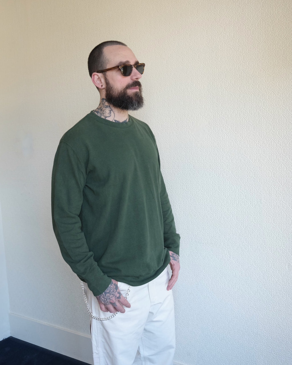 California Pullover, Hunter Green