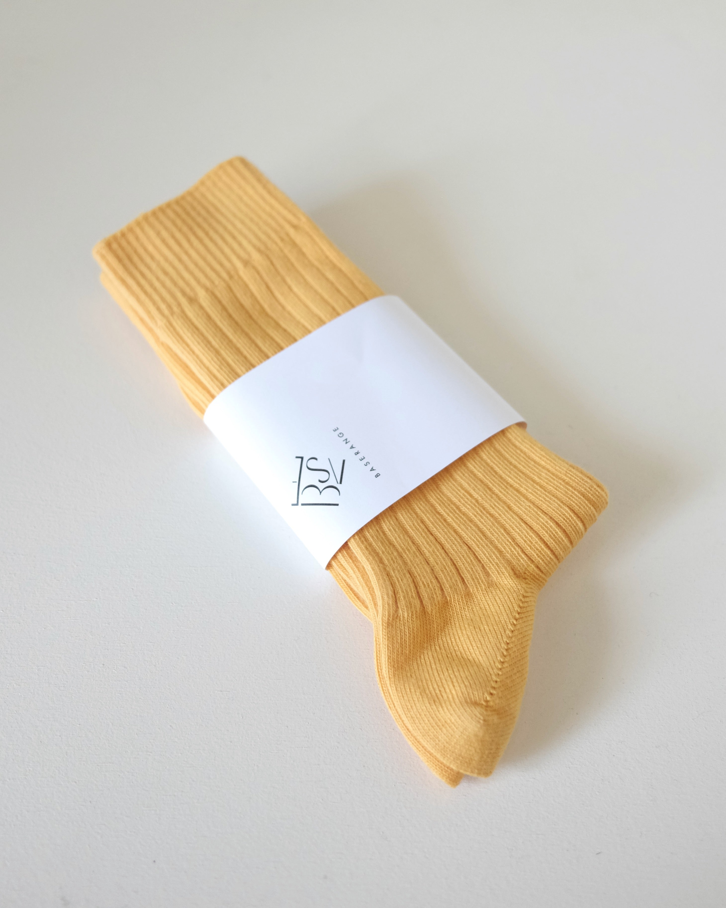 Rib Ankle Socks, Dacty Yellow