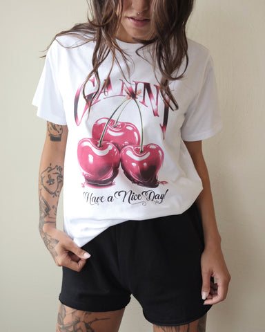 Cherry Relaxed Tee