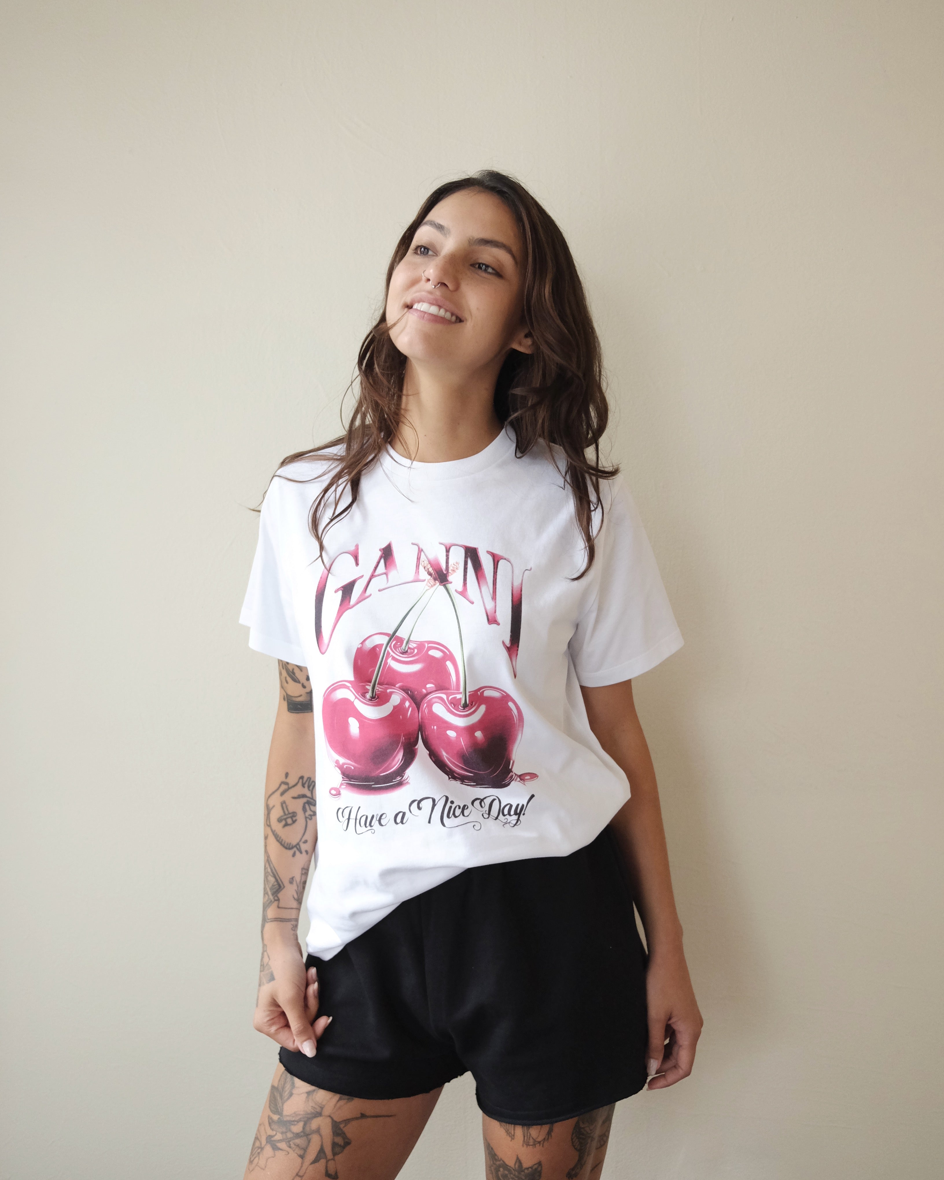 Cherry Relaxed Tee