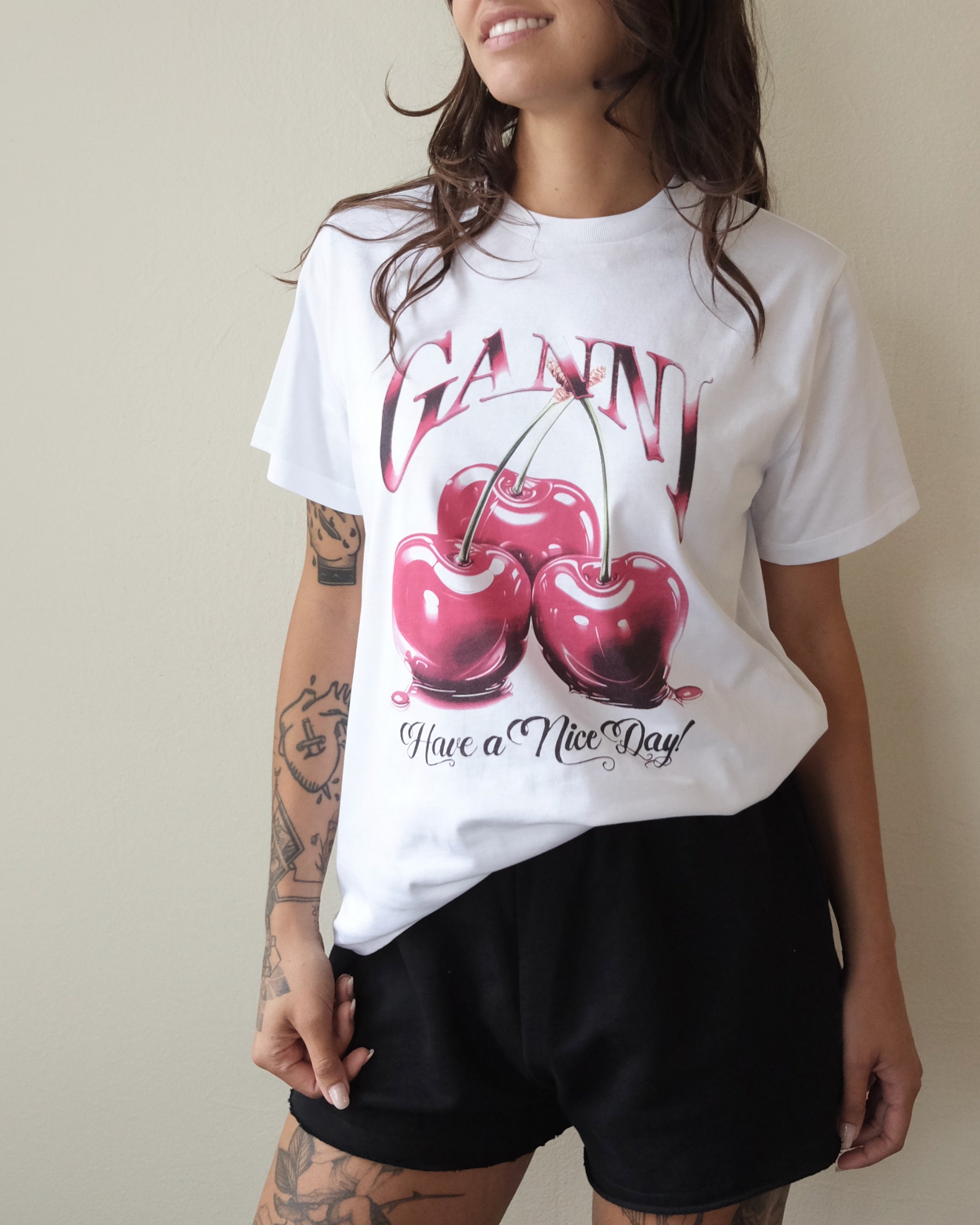 Cherry Relaxed Tee