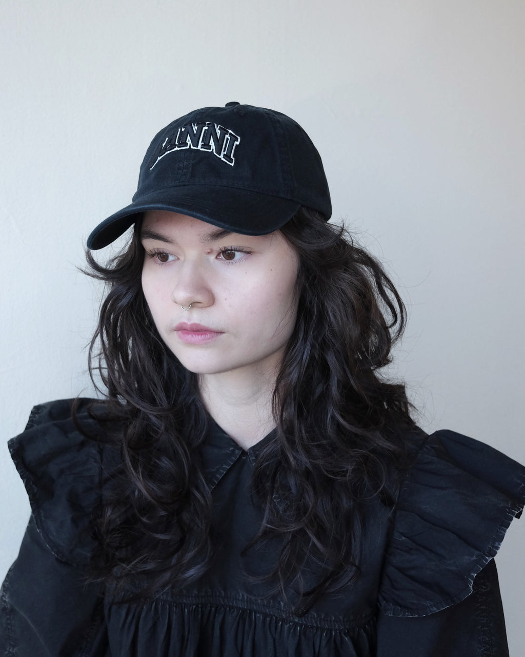 Ganni Cap, Black