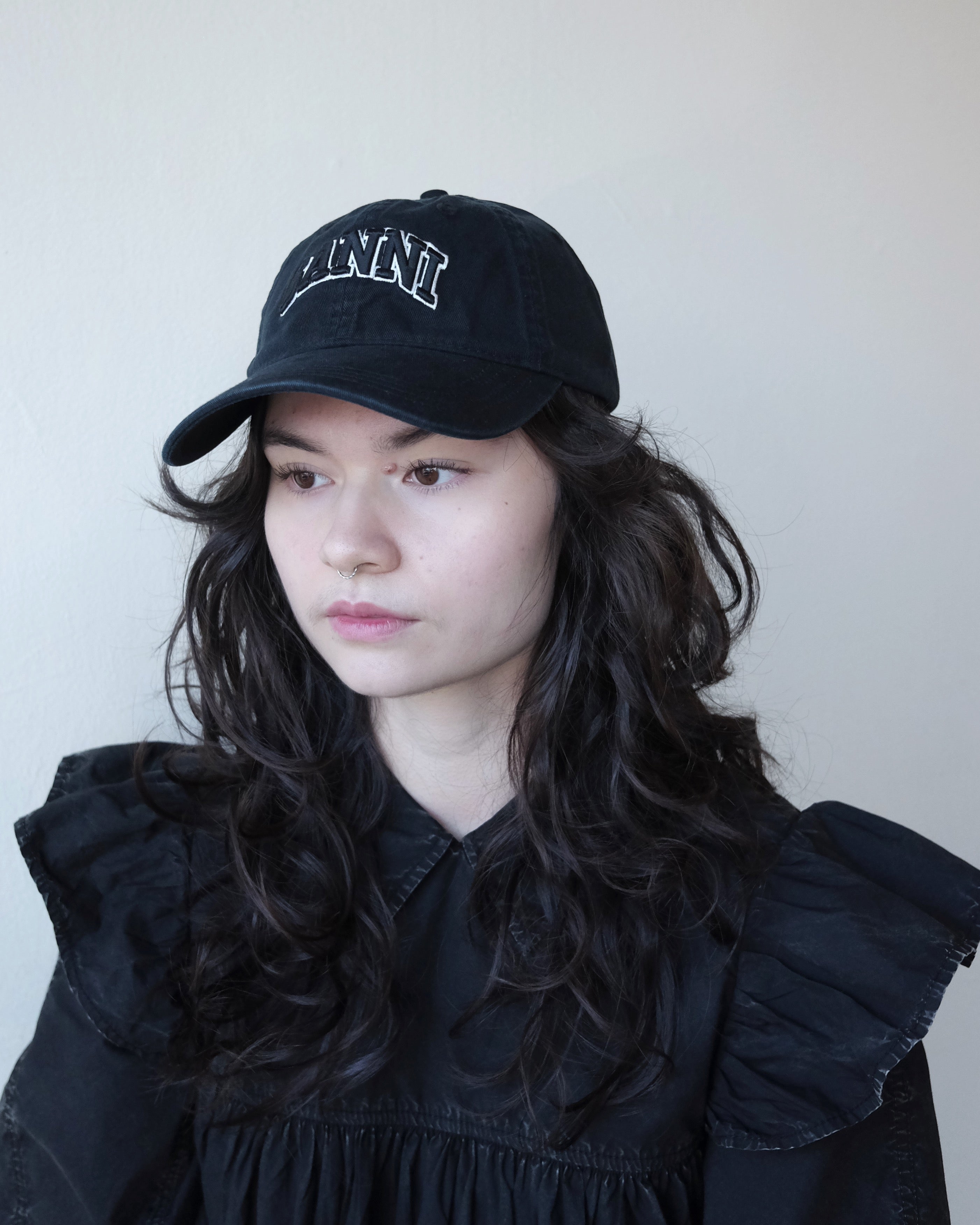 Ganni Cap, Black