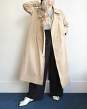 Cotton Twill Trench Coat, Tigers Eye