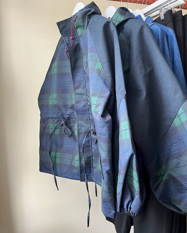 Liu Raincoat, Navy Check