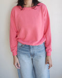 Crux Cropped Sweatshirt, Sunset Coral
