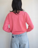 Crux Cropped Sweatshirt, Sunset Coral
